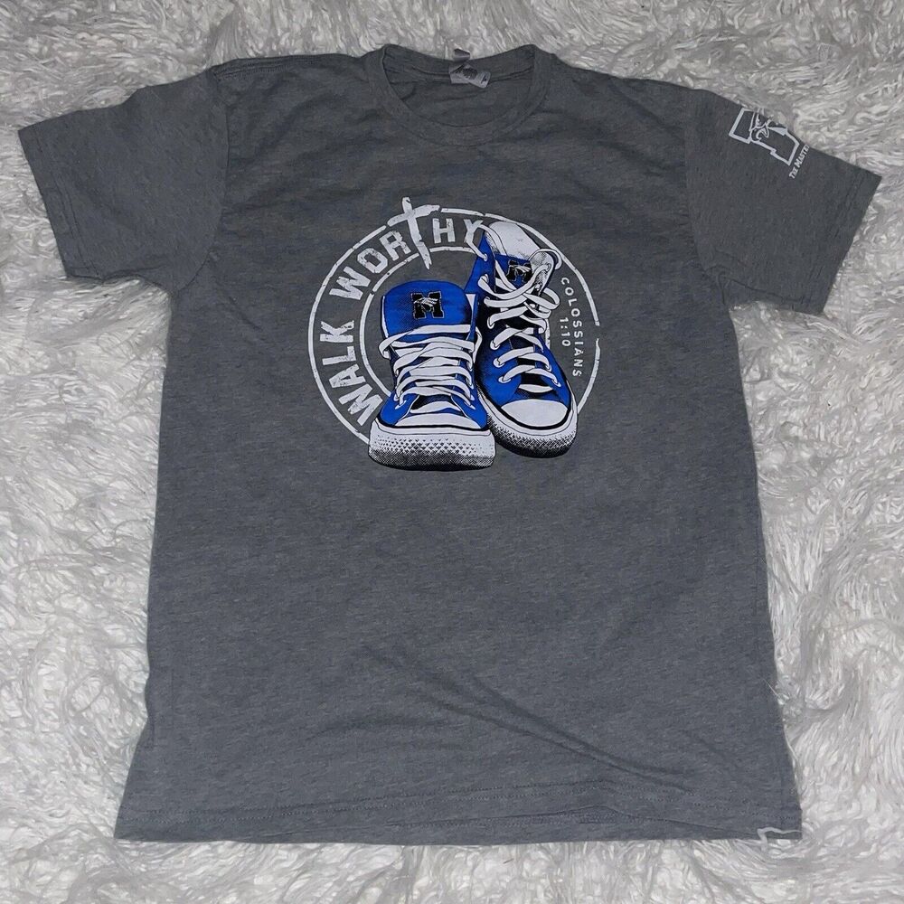 Colossians 1:10 T Shirt Size Medium Gray Walk Worthy